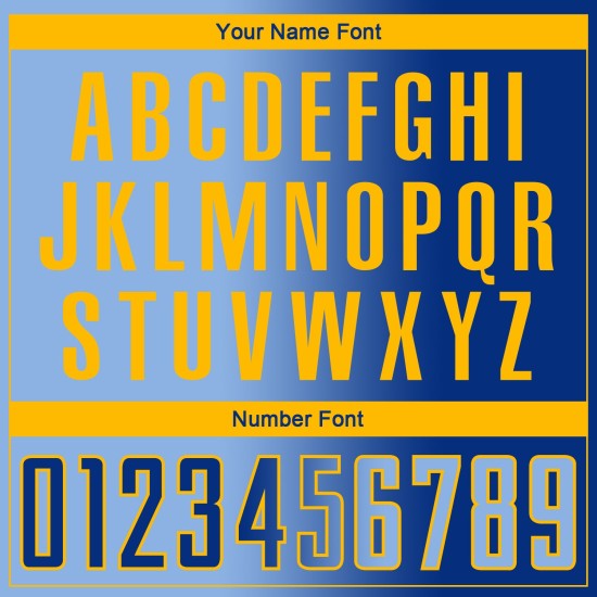 Light Blue-Gold Sublimation Jersey Royal Custom Soccer Uniform Gradient Fashion