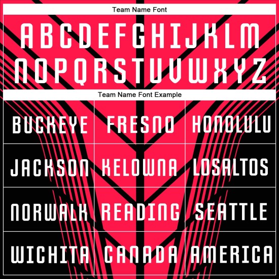 Red Uniform White-Black Custom Jersey Soccer Sublimation Red Uniform White-Black Custom Jersey Soccer Sublimation