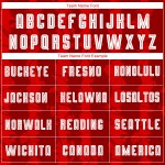 Red Uniform Custom White-Black Jersey Sublimation Soccer Red Uniform Custom White-Black Jersey Sublimation Soccer