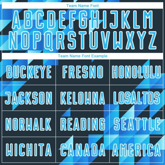 Uniform Shapes Sublimation Geometric Soccer Custom Blue-White Sky Jersey Navy Uniform Shapes Sublimation Geometric Soccer Custom Blue-White Sky Jersey Navy