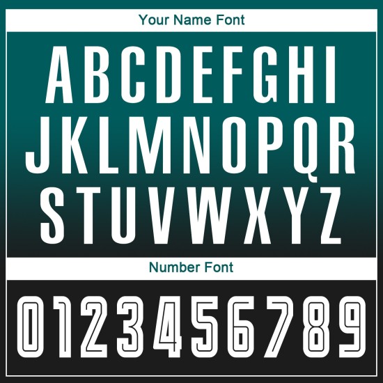 White-Black Sublimation Uniform Fade Soccer Teal Sleeve Custom Fashion Long Jersey White-Black Sublimation Uniform Fade Soccer Teal Sleeve Custom Fashion Long Jersey