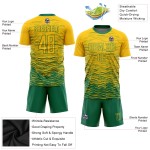 Green Jersey Kelly Uniform Sublimation Custom Yellow Soccer Green Jersey Kelly Uniform Sublimation Custom Yellow Soccer