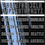 Lines Blue Light Soccer Sublimation Black-White Jersey Custom Uniform Lines Blue Light Soccer Sublimation Black-White Jersey Custom Uniform