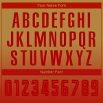 Soccer Jersey Old Sleeve Uniform Fashion Sublimation Fade Red Gold Custom Long