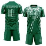 Soccer Custom Jersey Green Uniform White Sublimation Kelly Soccer Custom Jersey Green Uniform White Sublimation Kelly