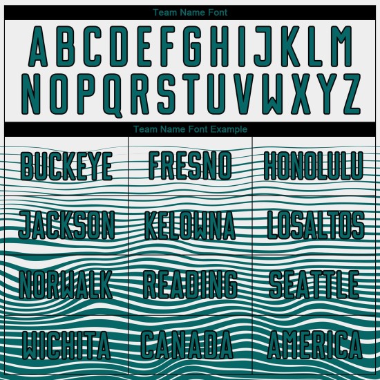 Custom Gradient Uniform Line Soccer White Sublimation Jersey Teal-Black Custom Gradient Uniform Line Soccer White Sublimation Jersey Teal-Black