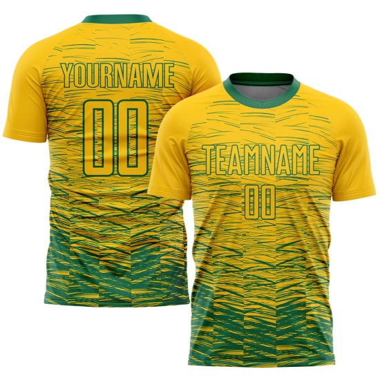 Green Jersey Kelly Uniform Sublimation Custom Yellow Soccer Green Jersey Kelly Uniform Sublimation Custom Yellow Soccer