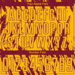 Custom Uniform Sublimation Jersey Soccer Crimson Gold Custom Uniform Sublimation Jersey Soccer Crimson Gold