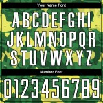 To Service Jersey Custom Green Sublimation Camo Uniform Salute White-Kelly Soccer