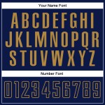 White Gold Jersey Custom Navy-Old Uniform Sublimation Fashion Soccer Split White Gold Jersey Custom Navy-Old Uniform Sublimation Fashion Soccer Split