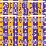 Purple Soccer Stripes Stars Uniform Gold-White Custom Jersey And Sublimation Purple Soccer Stripes Stars Uniform Gold-White Custom Jersey And Sublimation
