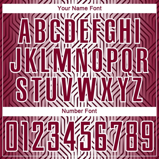 Soccer Uniform Maroon Jersey White Lines Custom Sublimation Soccer Uniform Maroon Jersey White Lines Custom Sublimation