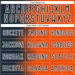 Custom Gradient Arrow Jersey Soccer Orange Sublimation Navy-White Uniform Custom Gradient Arrow Jersey Soccer Orange Sublimation Navy-White Uniform