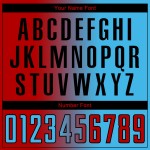 Sublimation Jersey Blue Soccer Red-Black Uniform Sky Gradient Fashion Custom Sublimation Jersey Blue Soccer Red-Black Uniform Sky Gradient Fashion Custom