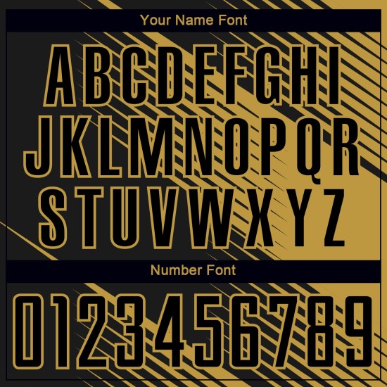 Soccer Gold Old Line Uniform Jersey Black Custom Sublimation Soccer Gold Old Line Uniform Jersey Black Custom Sublimation