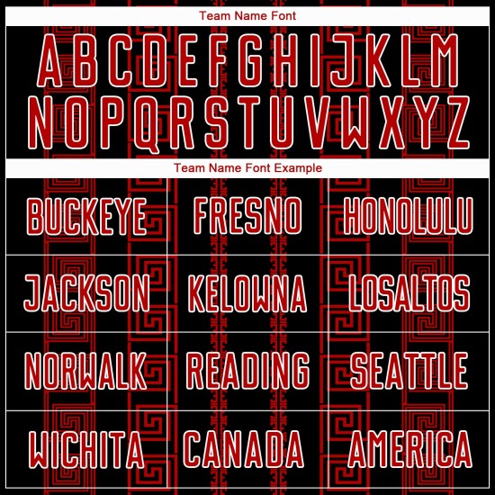 Custom Geometric Black Soccer Shape Red-White Uniform Jersey Sublimation Custom Geometric Black Soccer Shape Red-White Uniform Jersey Sublimation