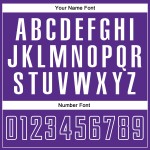 Custom Gray Split Purple-White Sublimation Soccer Jersey Fashion Uniform