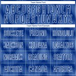 Jersey Custom Royal Light Line Blue-White Uniform Sublimation Soccer