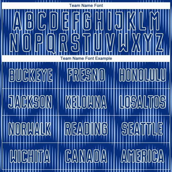 Jersey Custom Royal Light Line Blue-White Uniform Sublimation Soccer